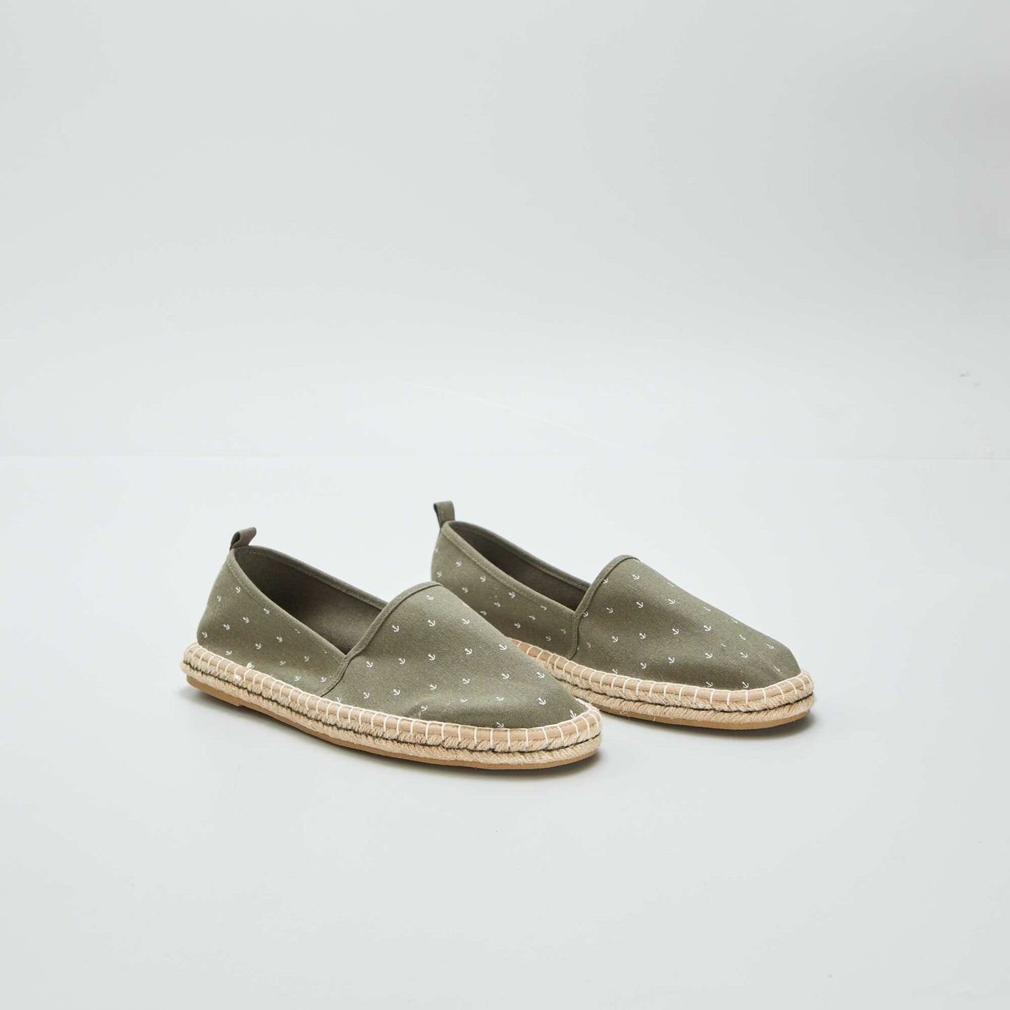 Printed espadrilles KHAKI