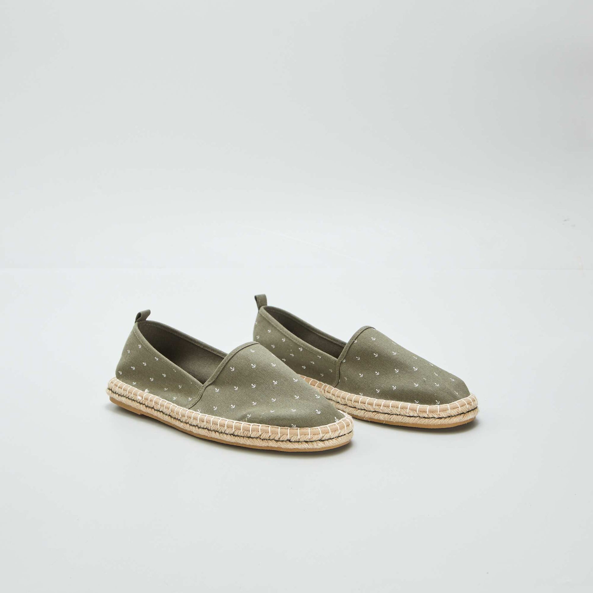 Printed espadrilles KHAKI