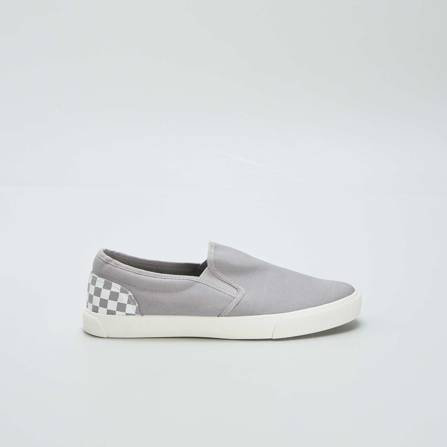 Slip-on trainers with inset GREY