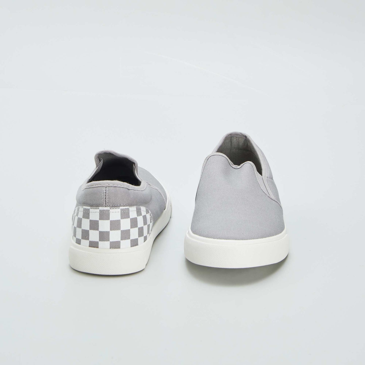 Slip-on trainers with inset GREY