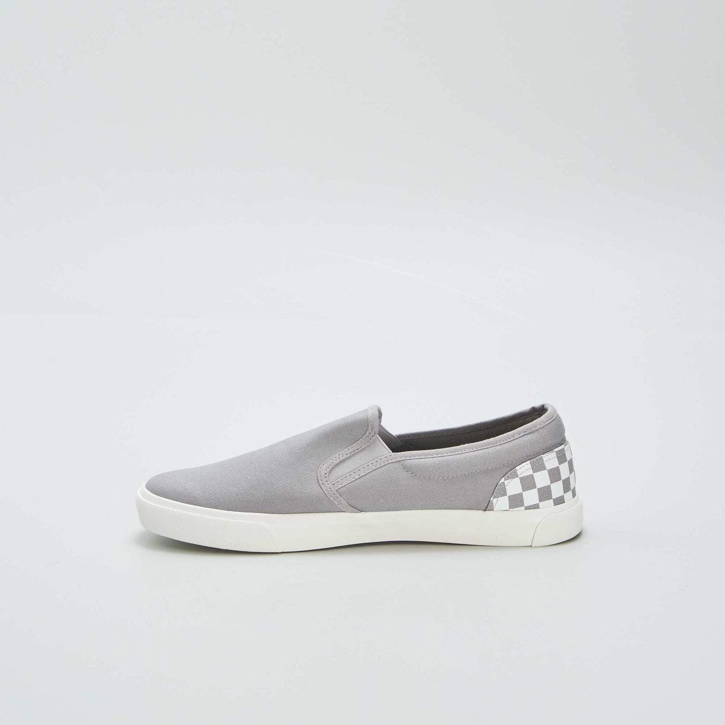 Slip-on trainers with inset GREY