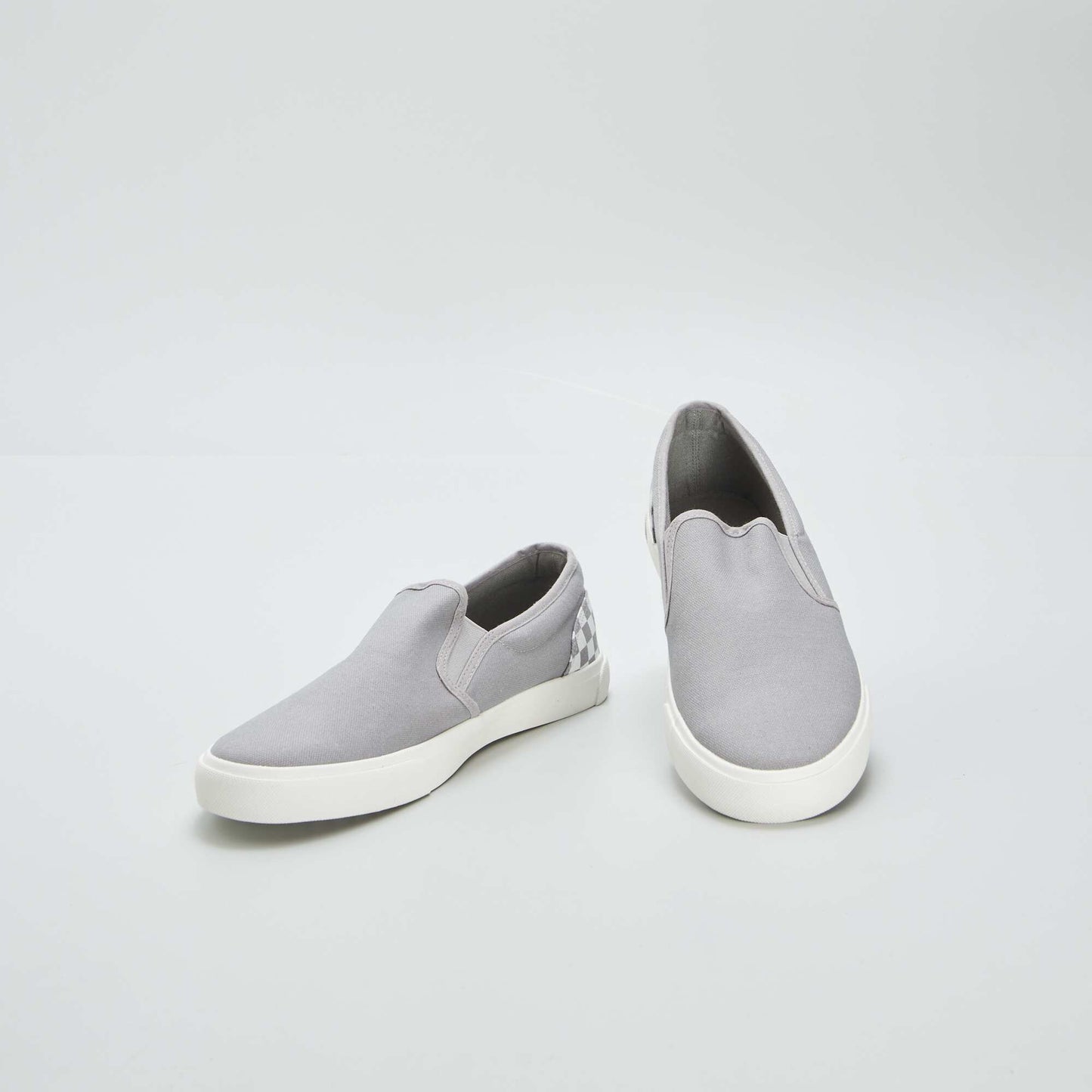 Slip-on trainers with inset GREY