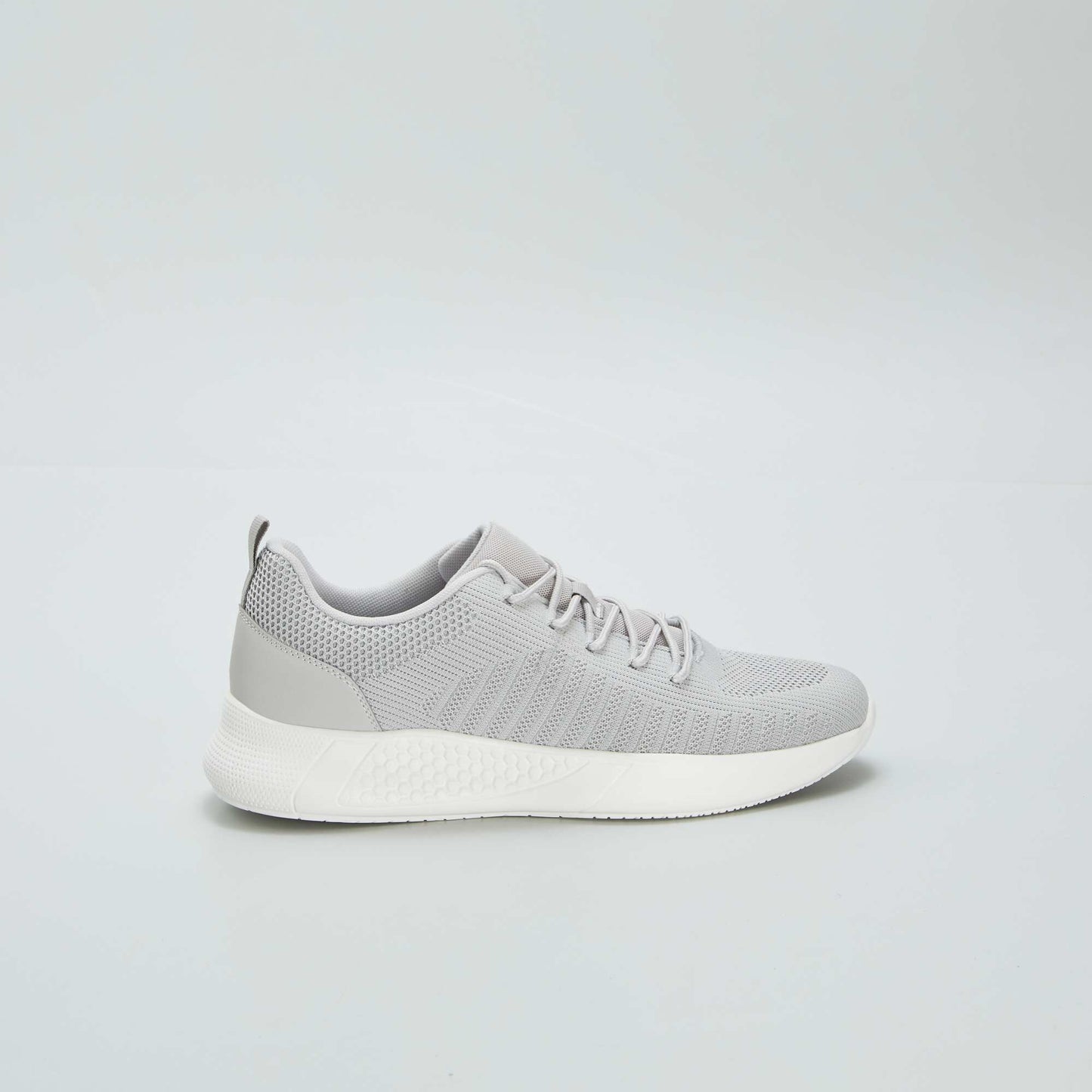 Running style mesh trainers GREY