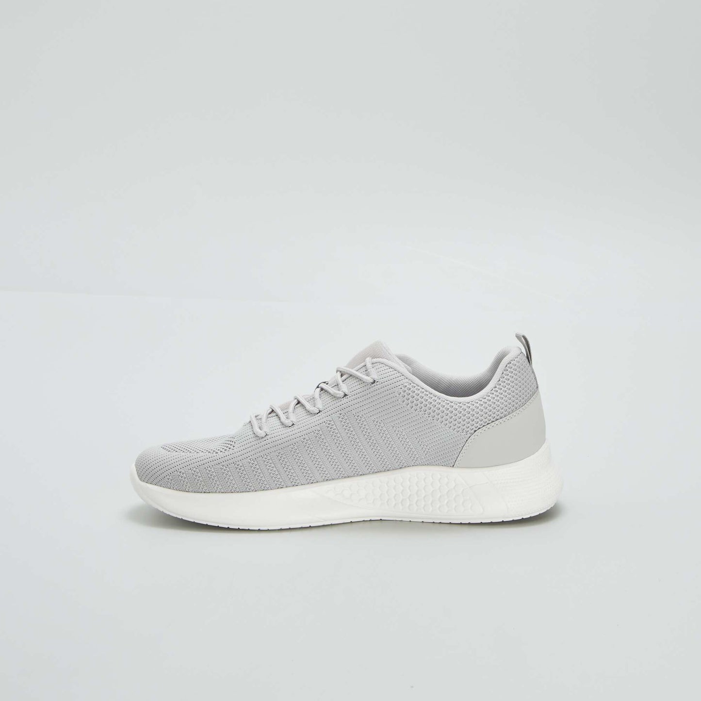 Running style mesh trainers GREY