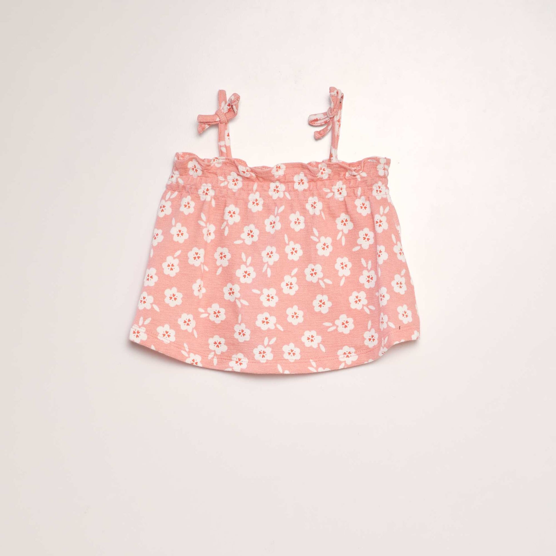 Printed vest top + shorts set - 2-piece set PINK