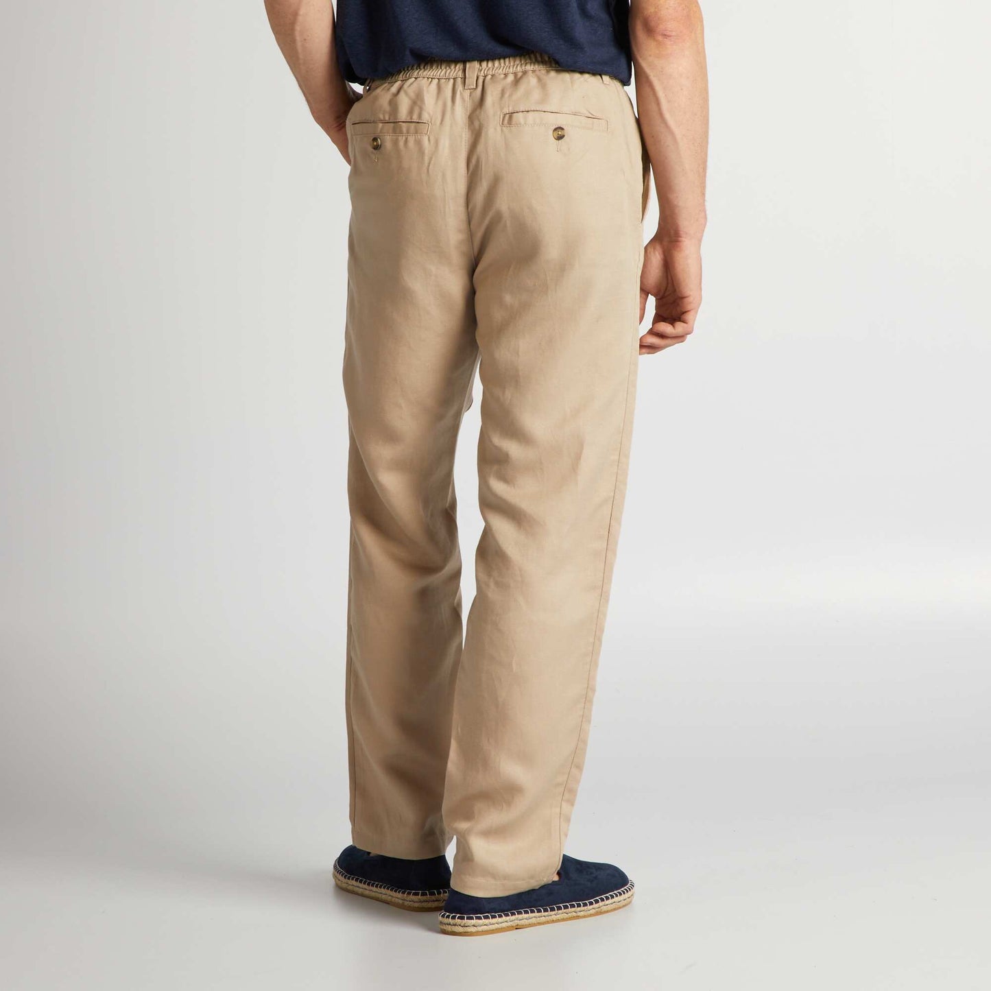 Linen chinos beige