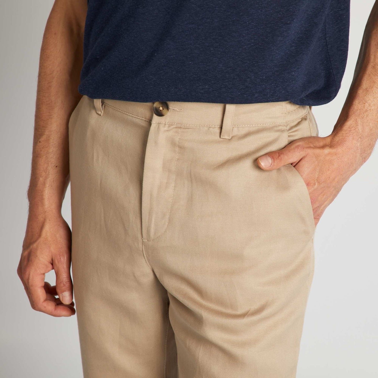 Linen chinos beige