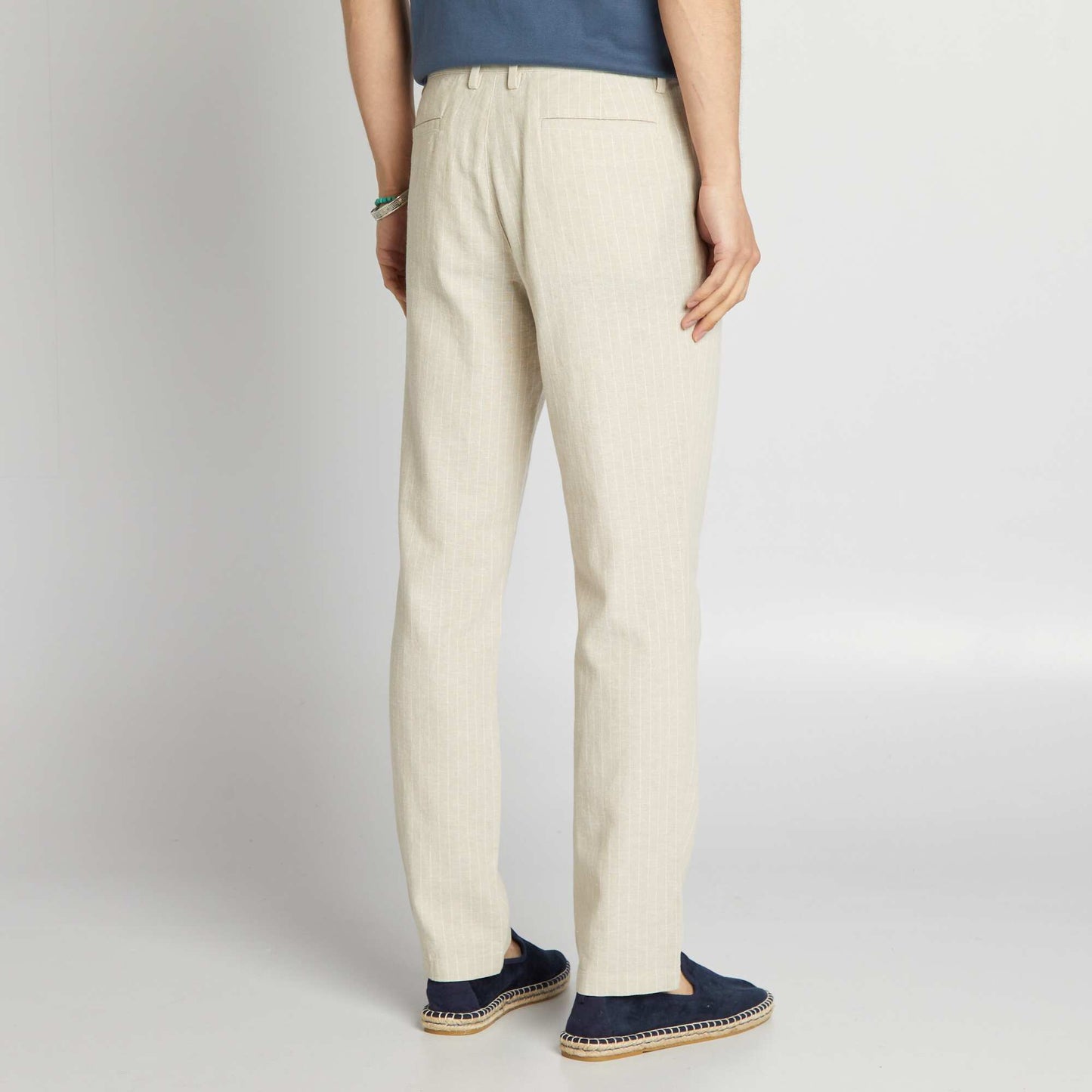 Linen chinos BEIGE