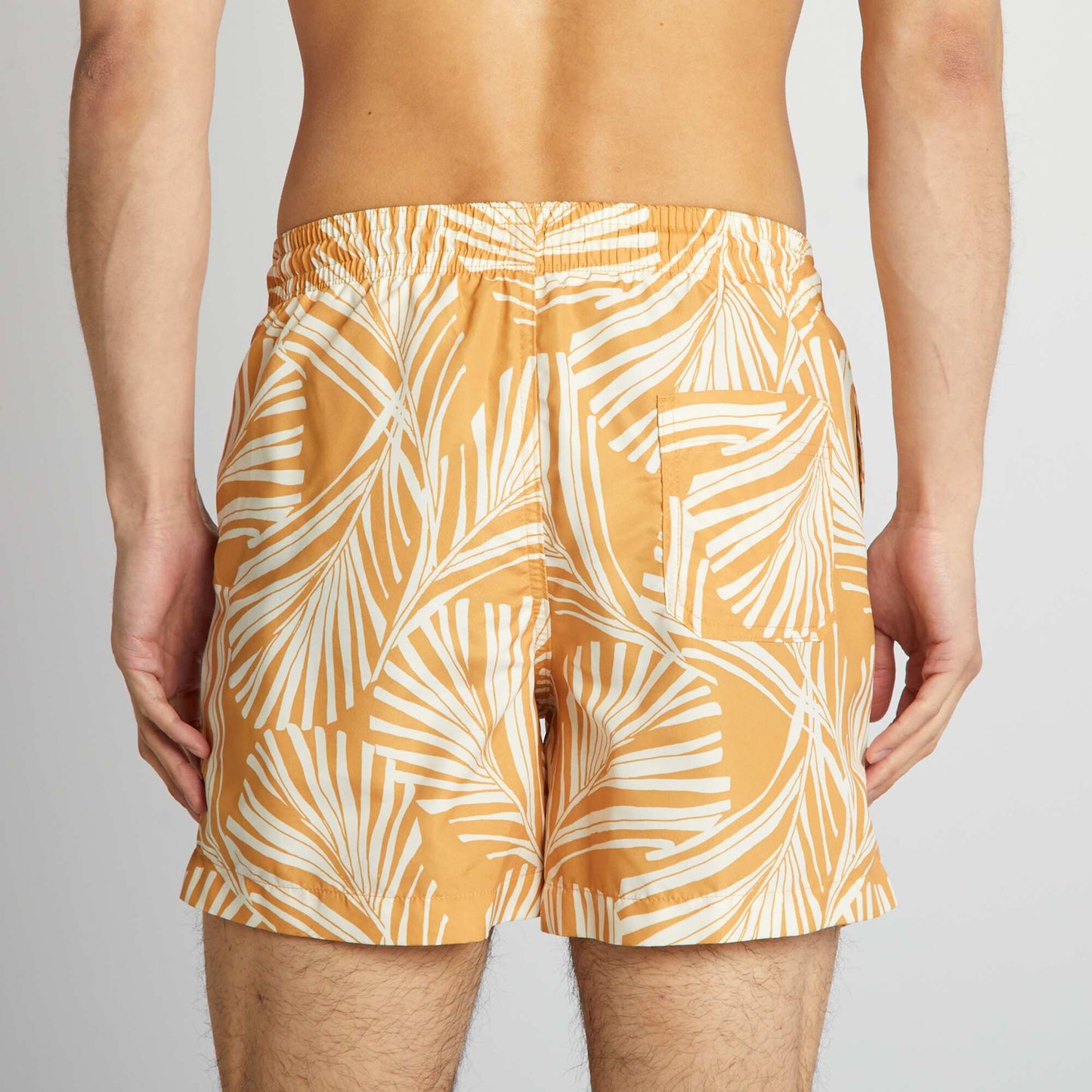 Patterned swim shorts YELLOW