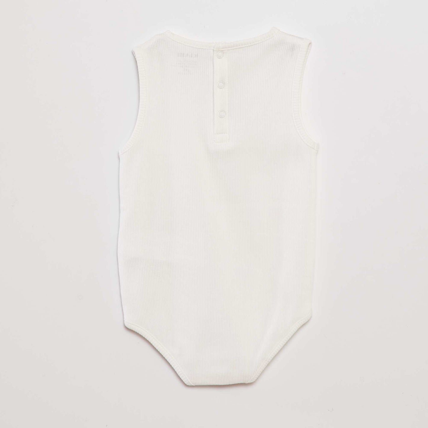 Ribbed bodysuit WHITE