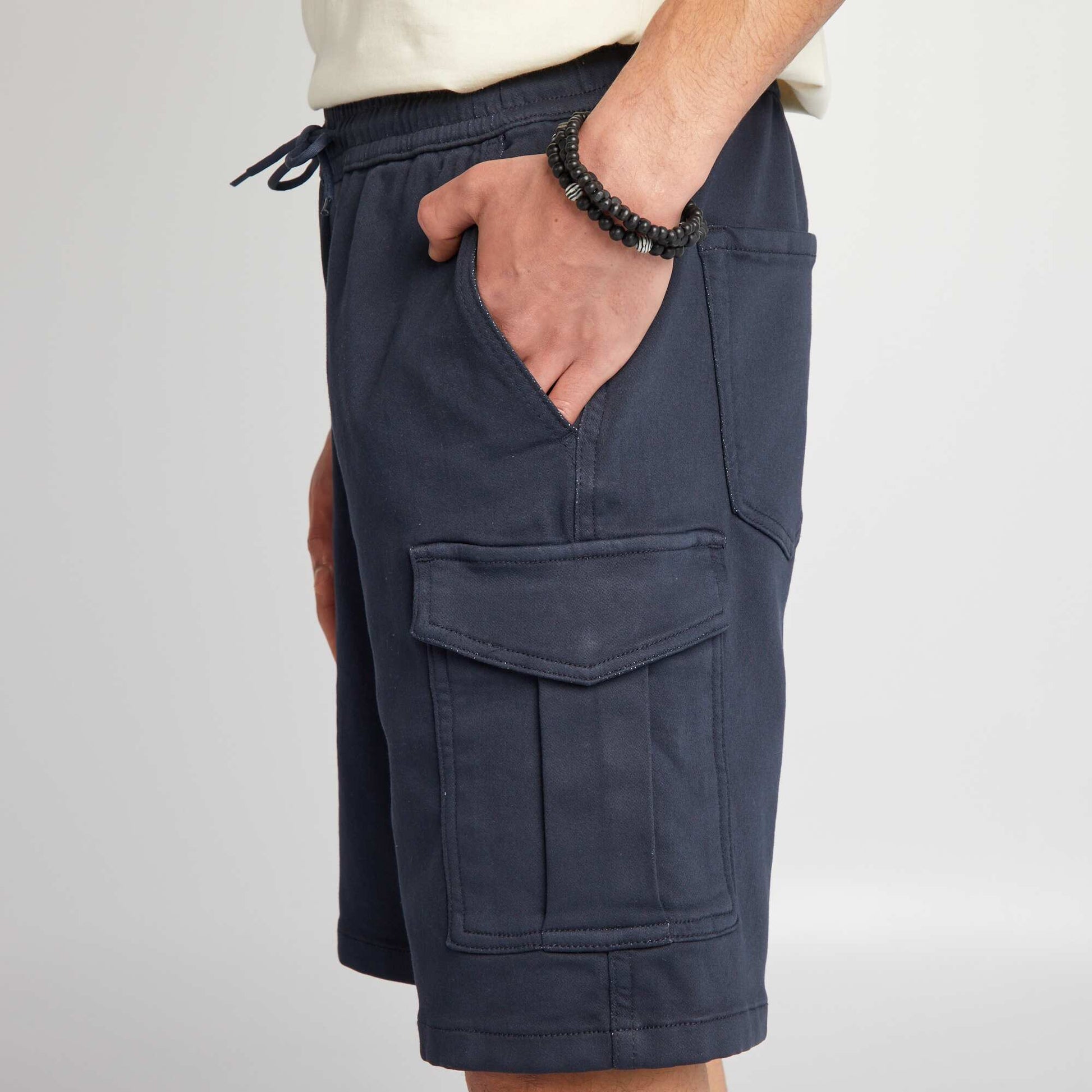 Shorts with side pockets BLUE