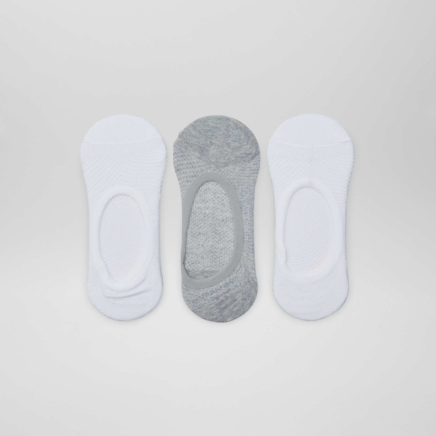 Pack of 3 pairs of ankle socks GREY