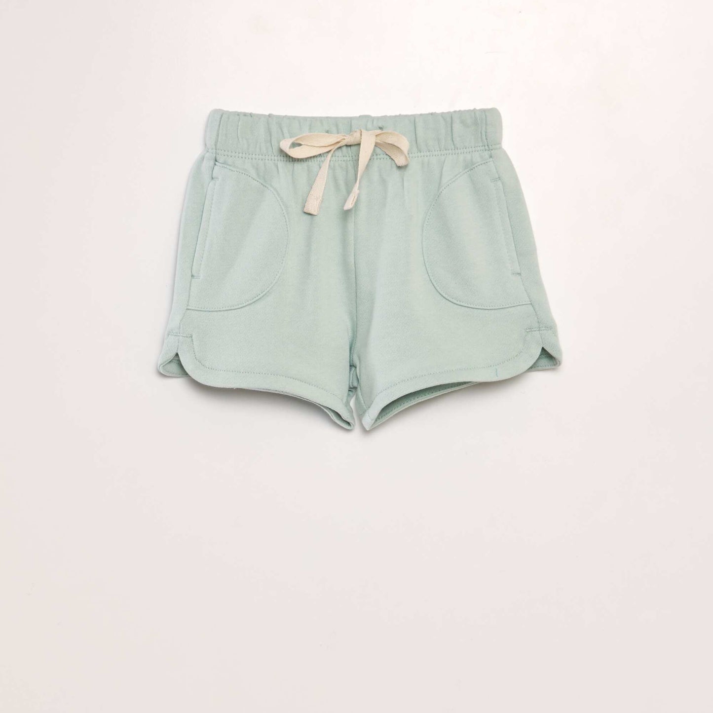 French terry shorts blue