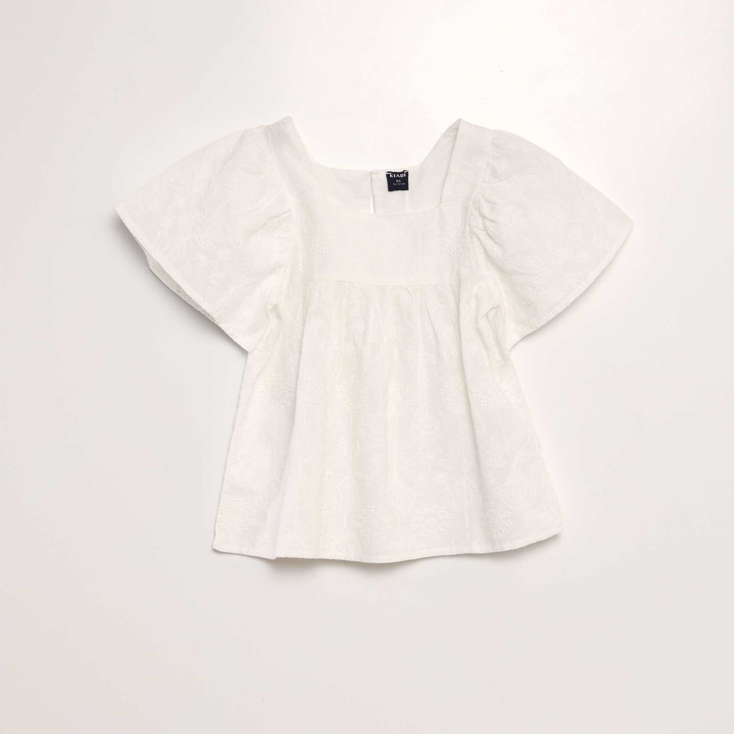 Embroidered blouse WHITE