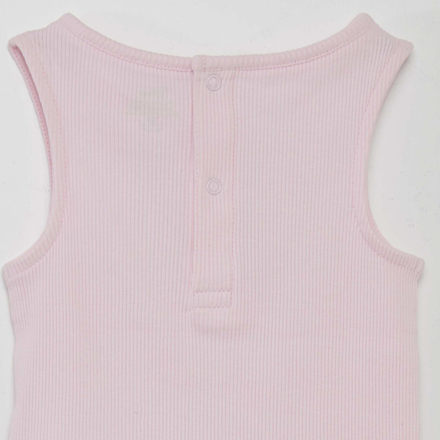 قميص بدون أكمام بخطوط من ديزني باللون الوردي