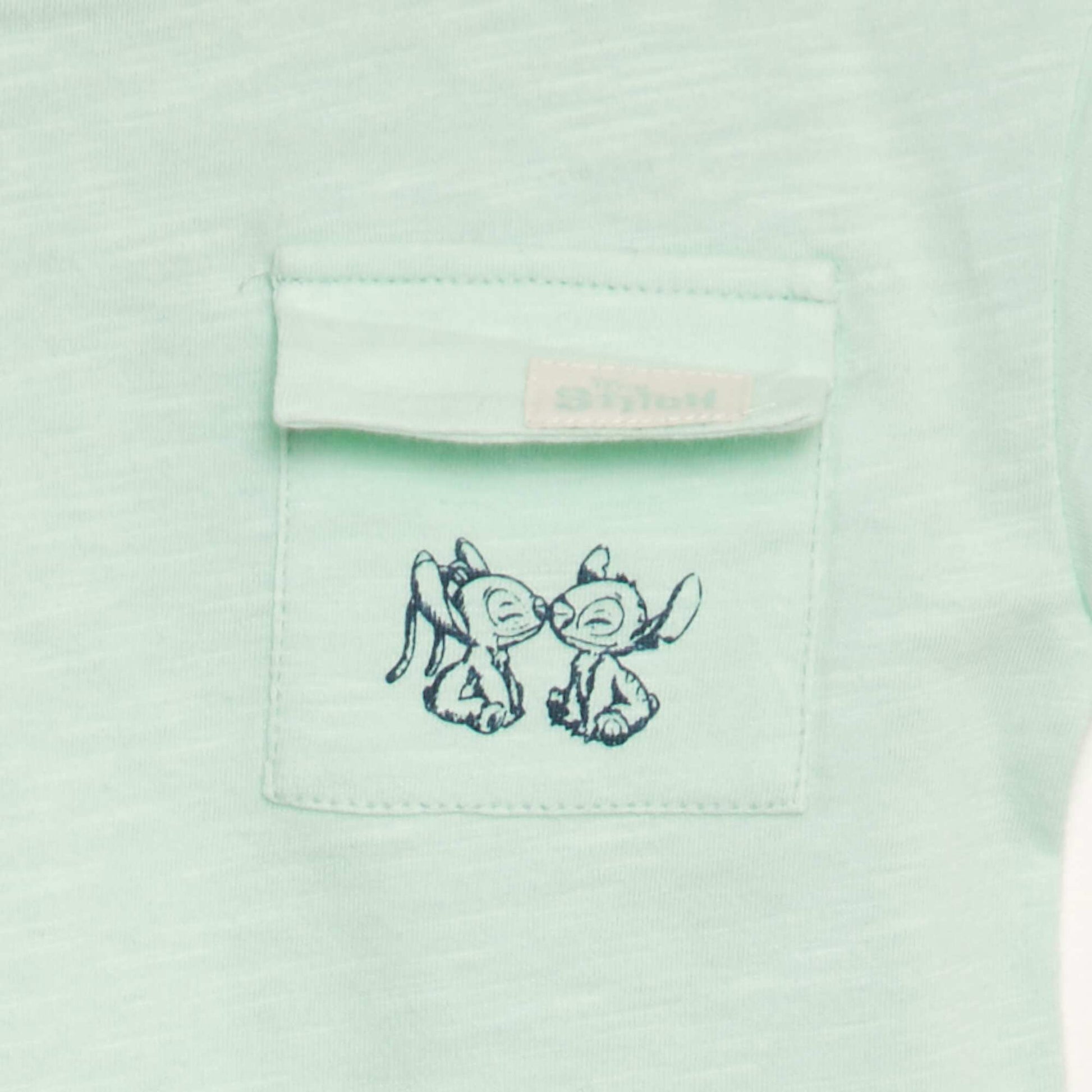 'Stitch' T-shirt + shorts set - Two-piece set WHITE