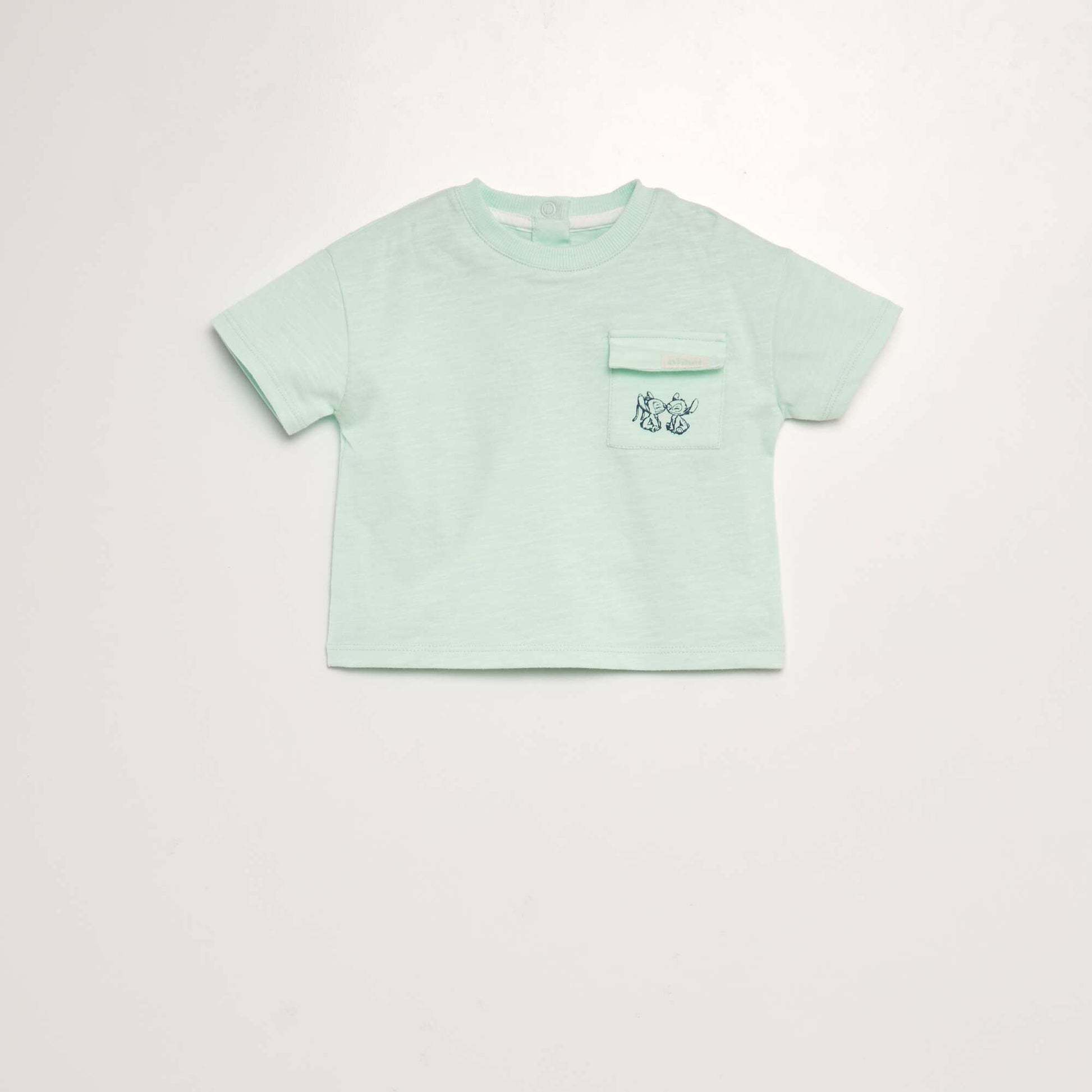 'Stitch' T-shirt + shorts set - Two-piece set WHITE