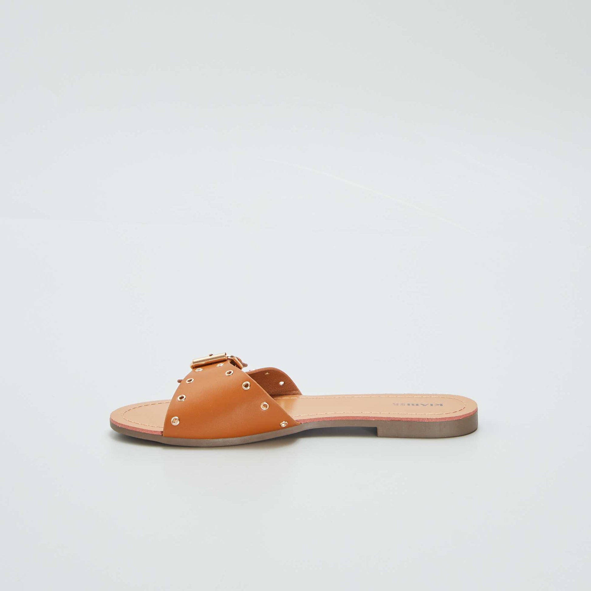 بغال بأحزمة مشبك BROWN