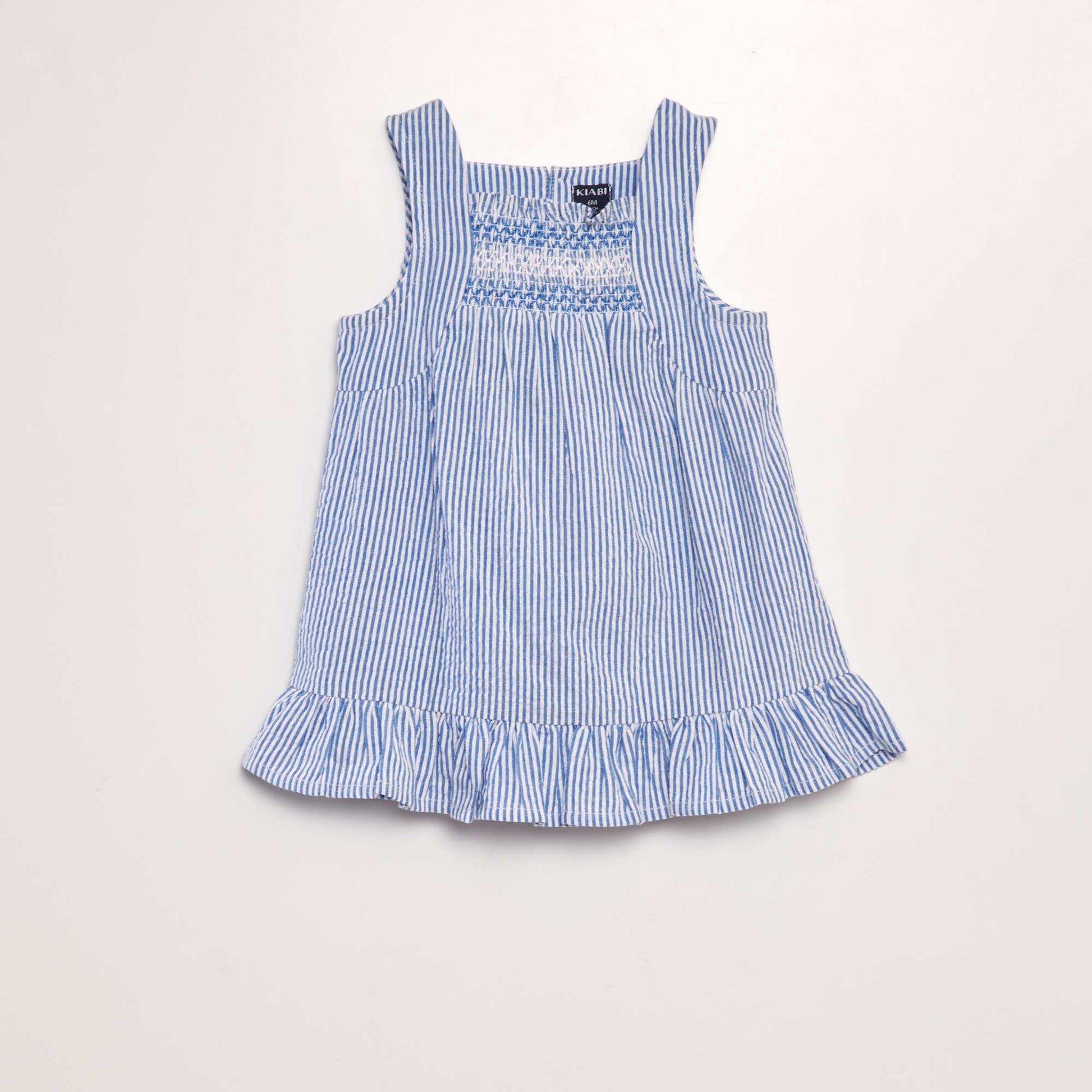 Crepon dress BLUE