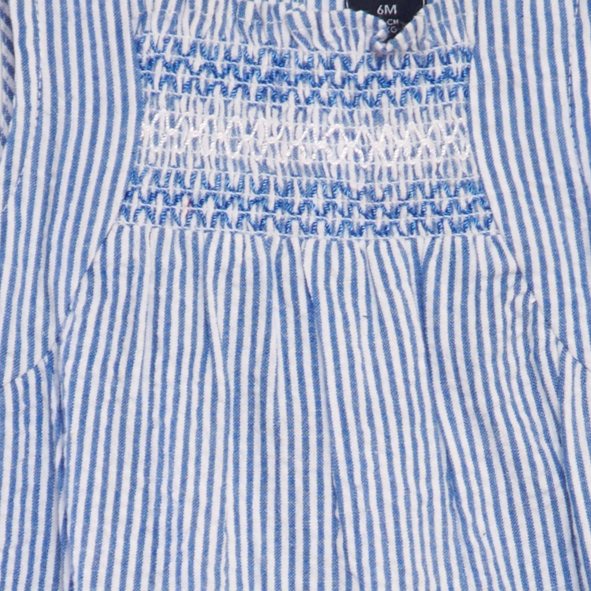 Crepon dress BLUE