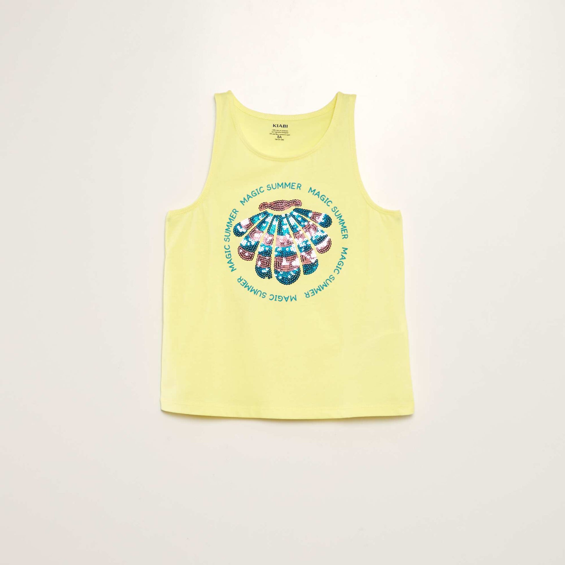 Eye-catching racerback vest top GREEN