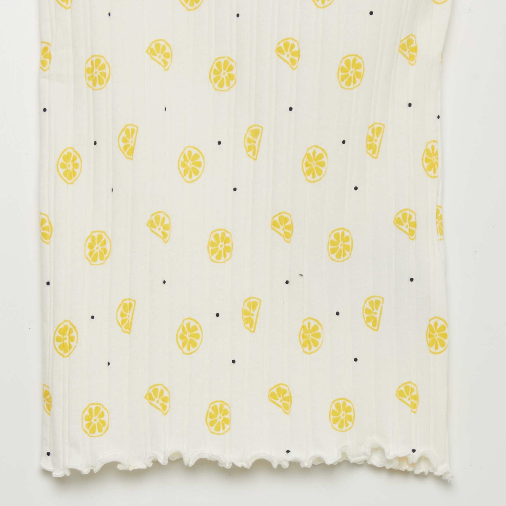 Patterned vest top BEIGE