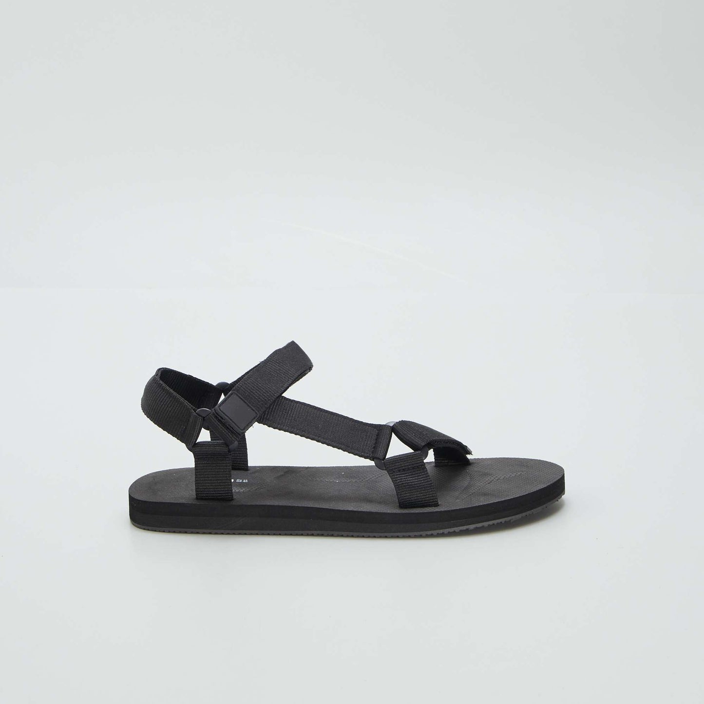 Trekking-style sandals BLACK