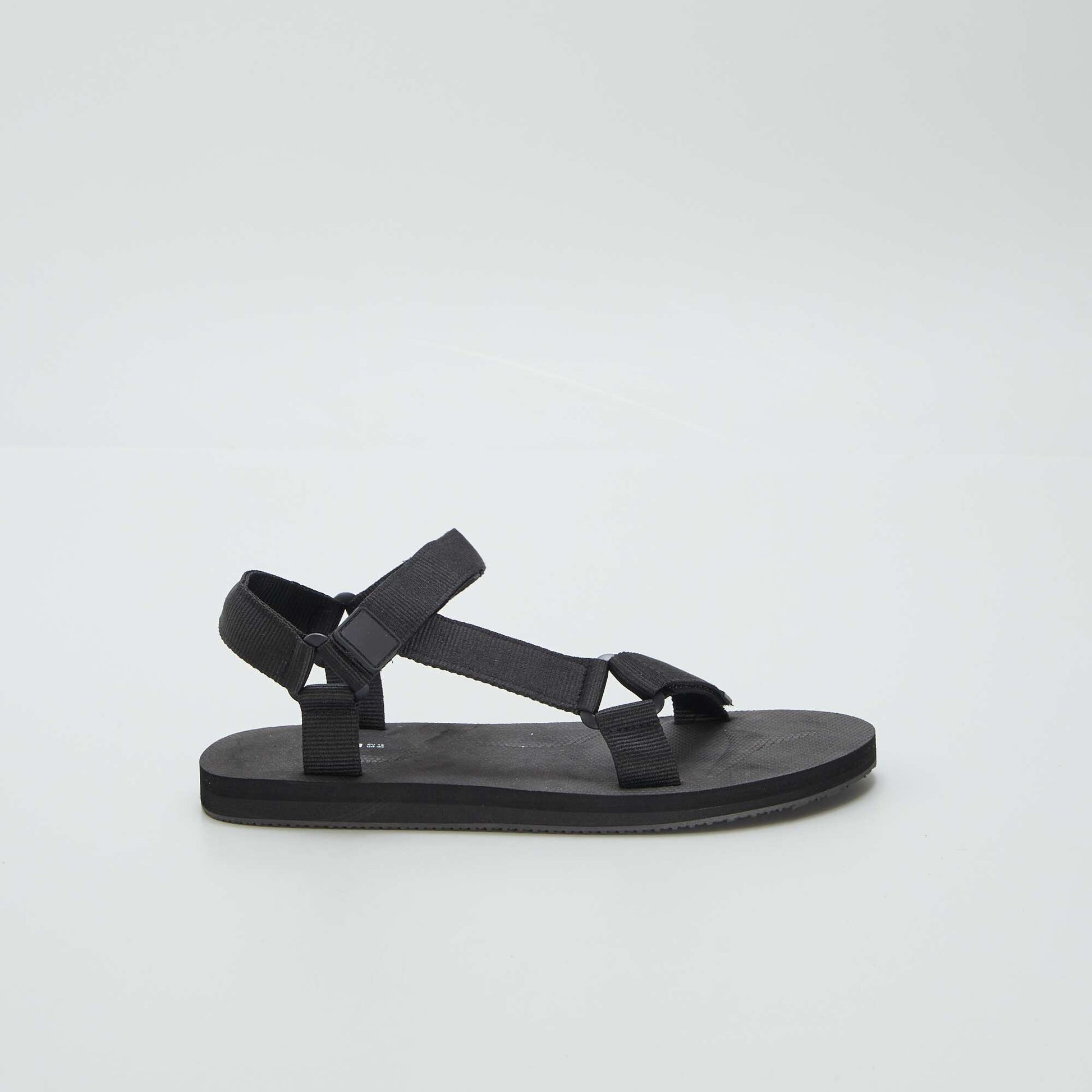Trekking-style sandals BLACK
