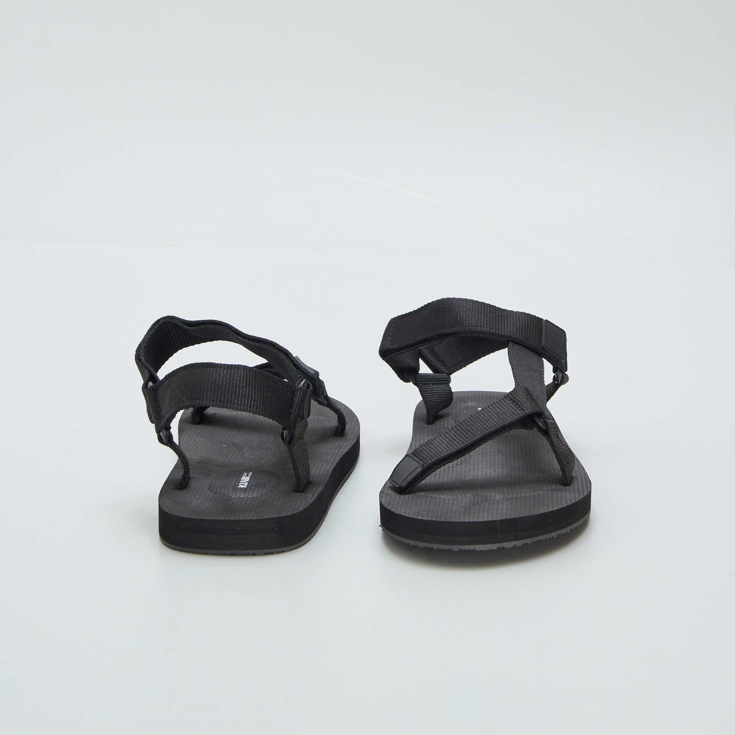 Trekking-style sandals BLACK