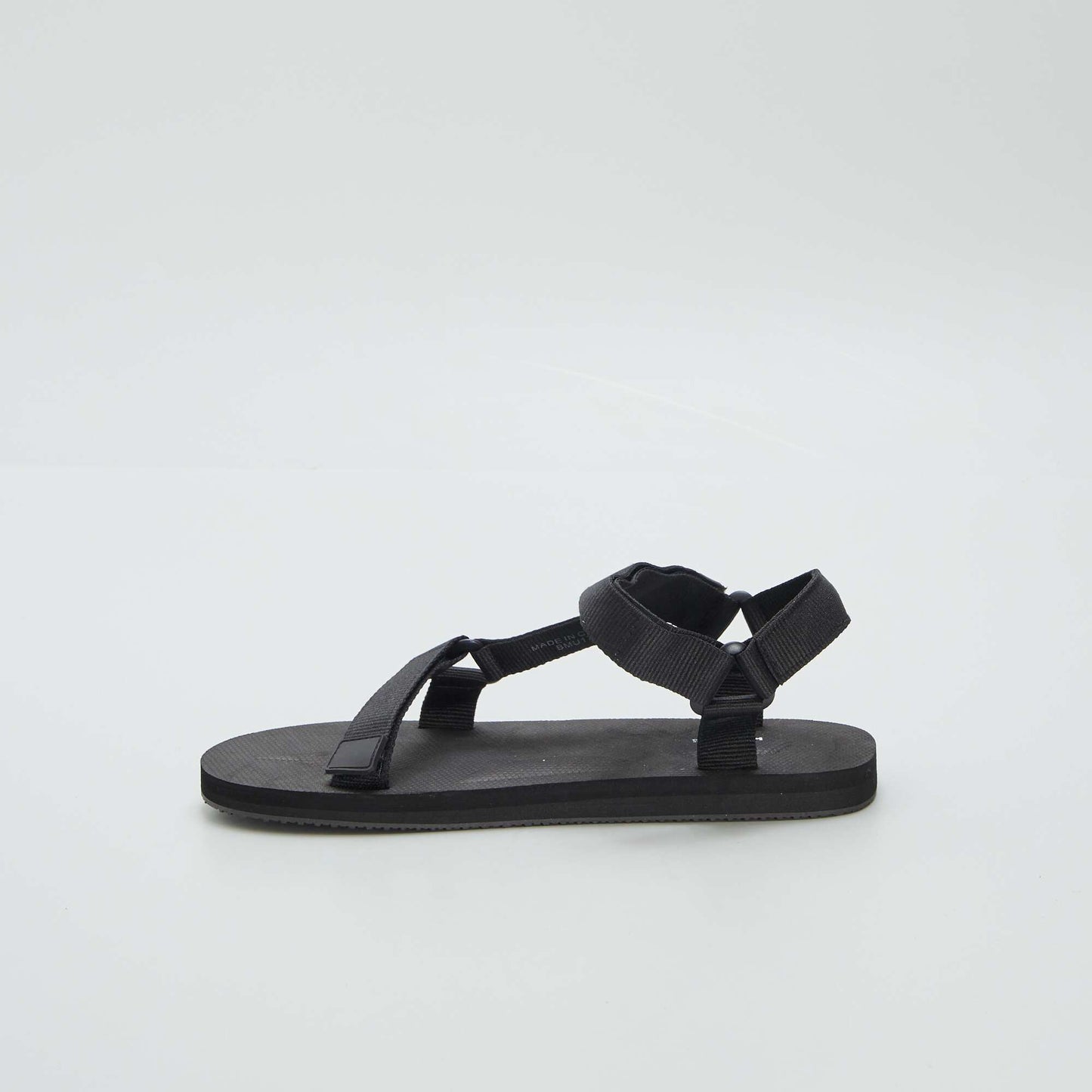 Trekking-style sandals BLACK