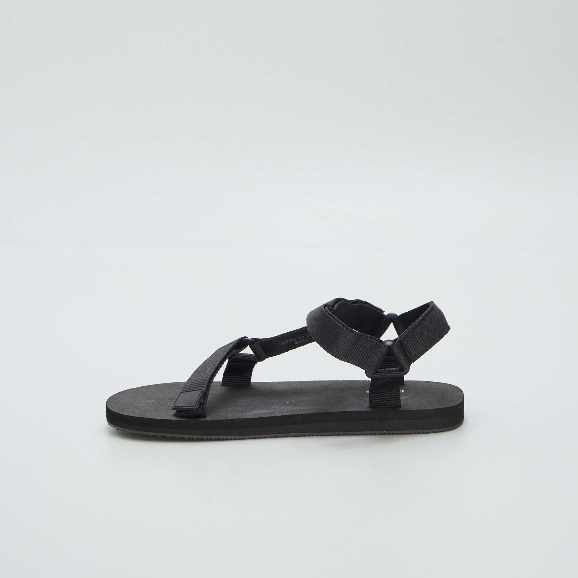 Trekking-style sandals BLACK