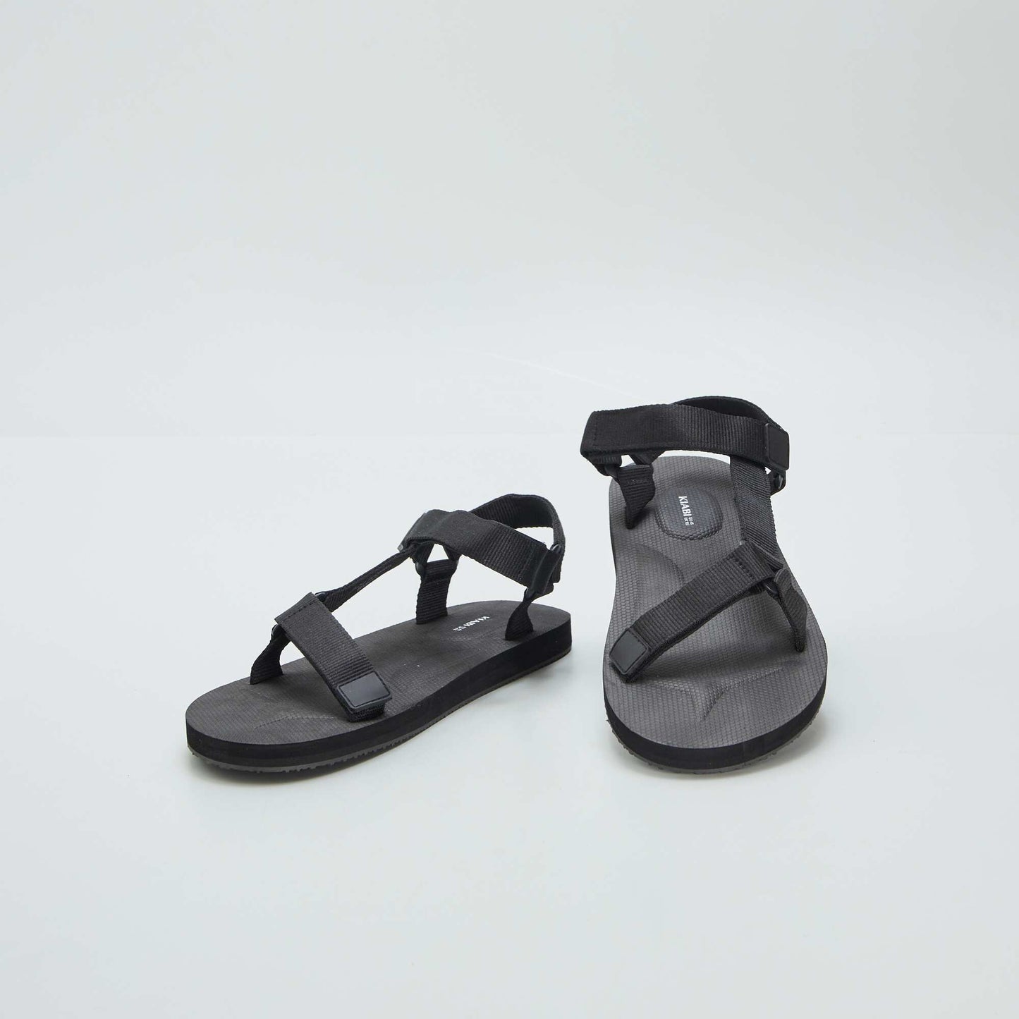 Trekking-style sandals BLACK