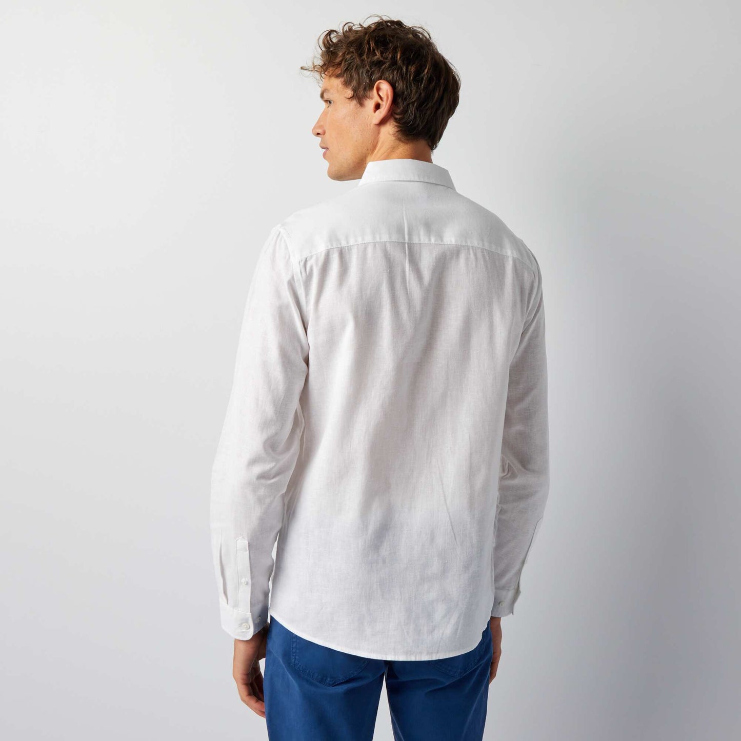 Regular-fit shirt white