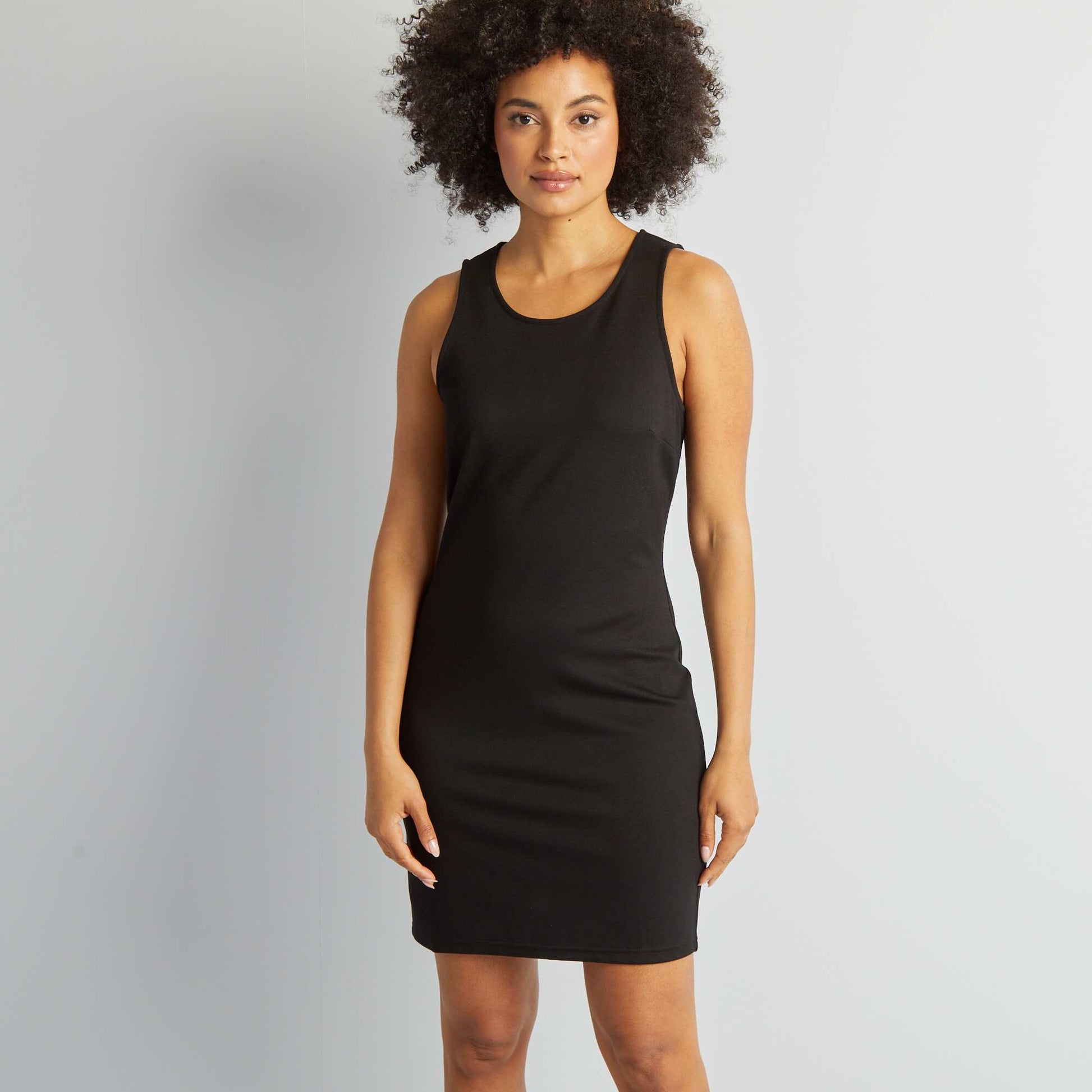 Short dress BLACK