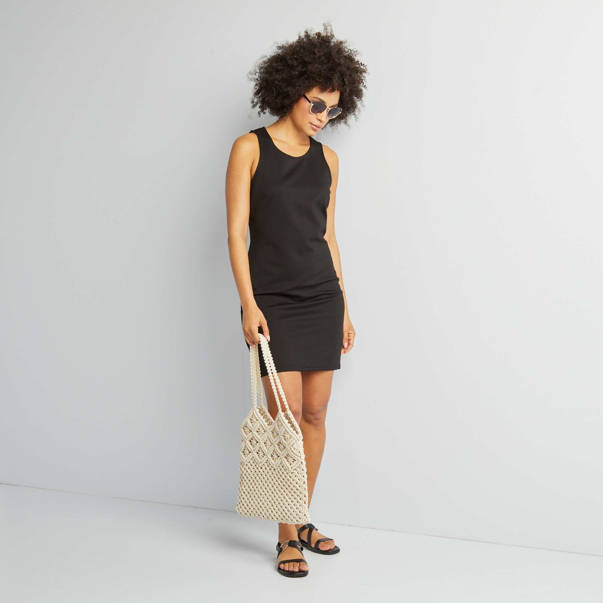 Short dress BLACK