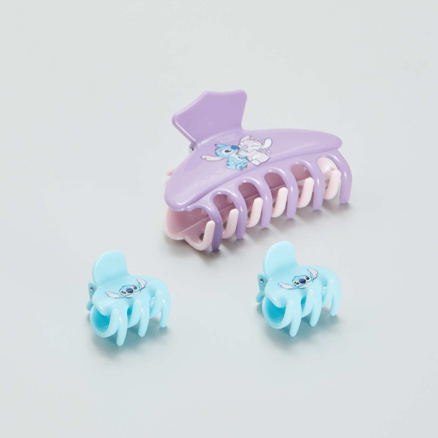 Pack of 3 Stitch hair claws PURPLE