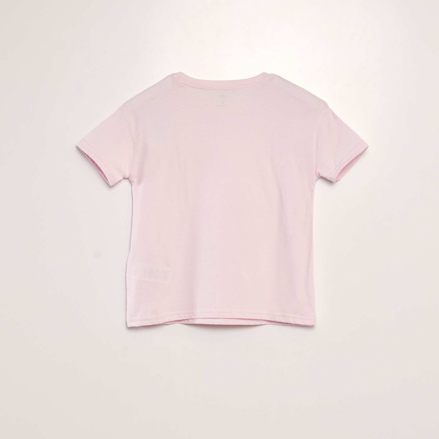 'Disney' 'Baby Yoda' round neck T-shirt PINK