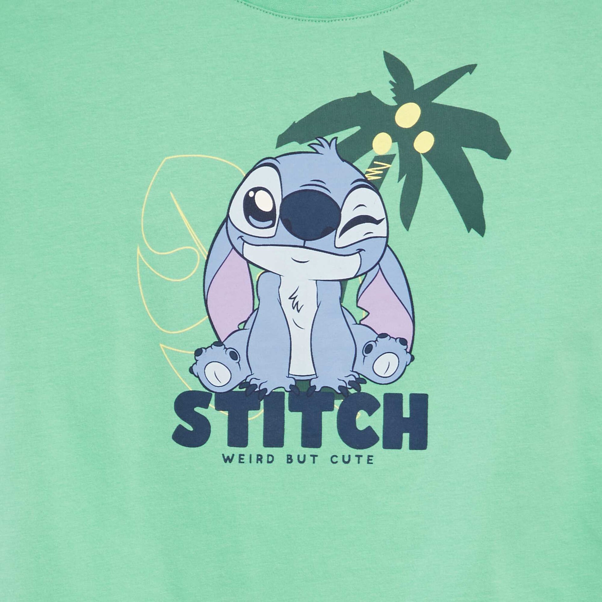Disney print T-shirt GREEN