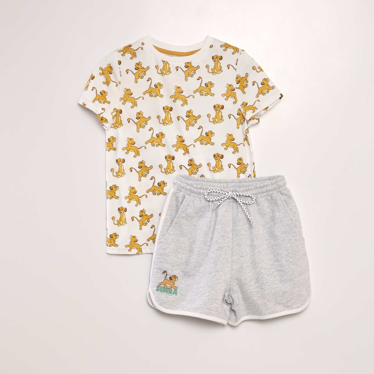 'Simba' T-shirt + shorts set - Two-piece set BEIGE