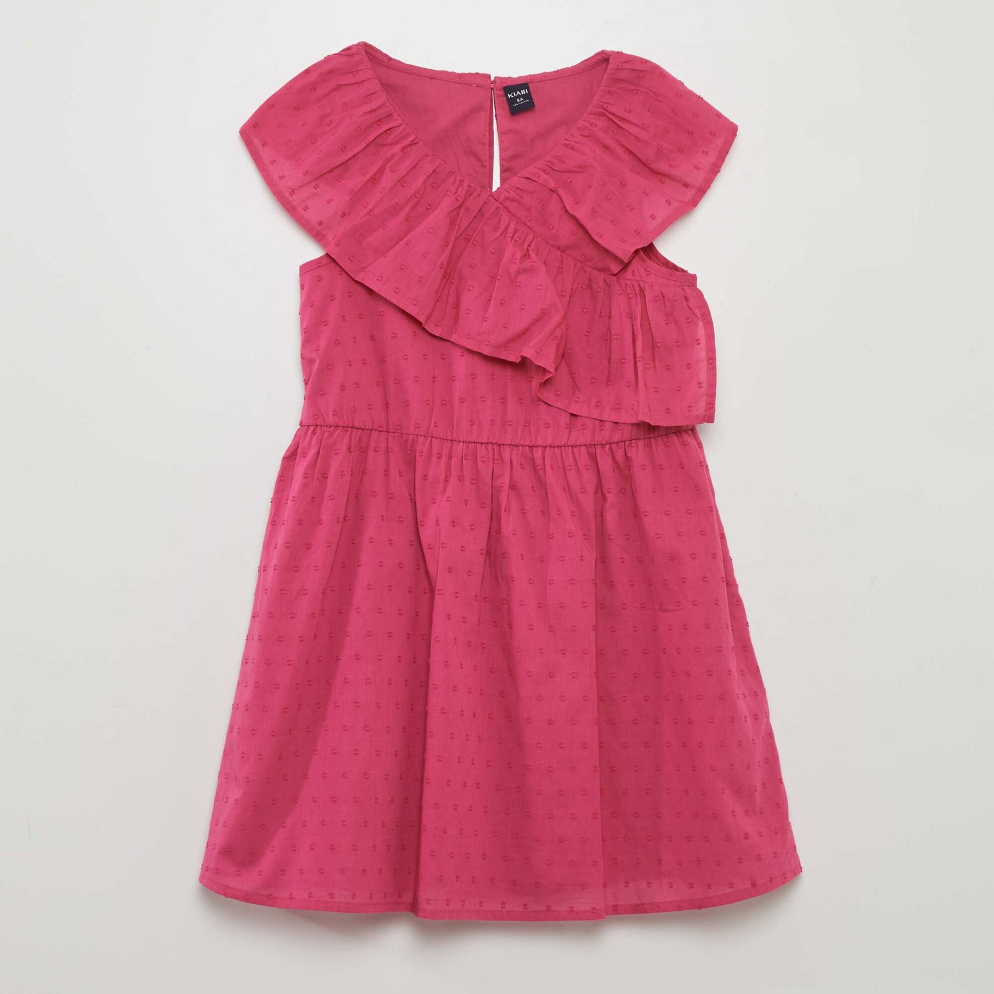 Dotted cotton dress PINK