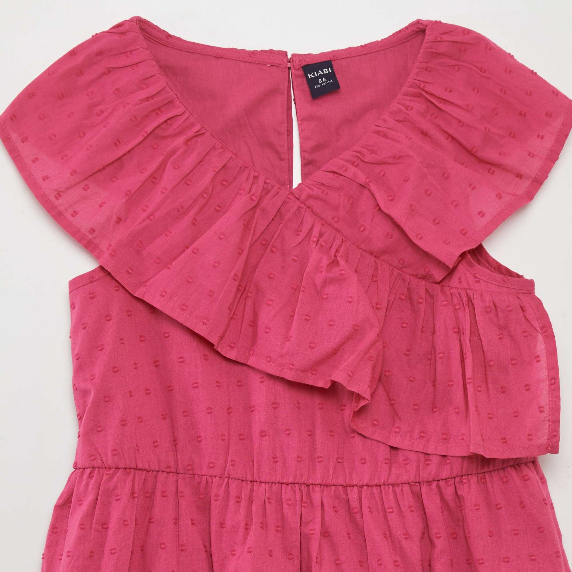 Dotted cotton dress PINK