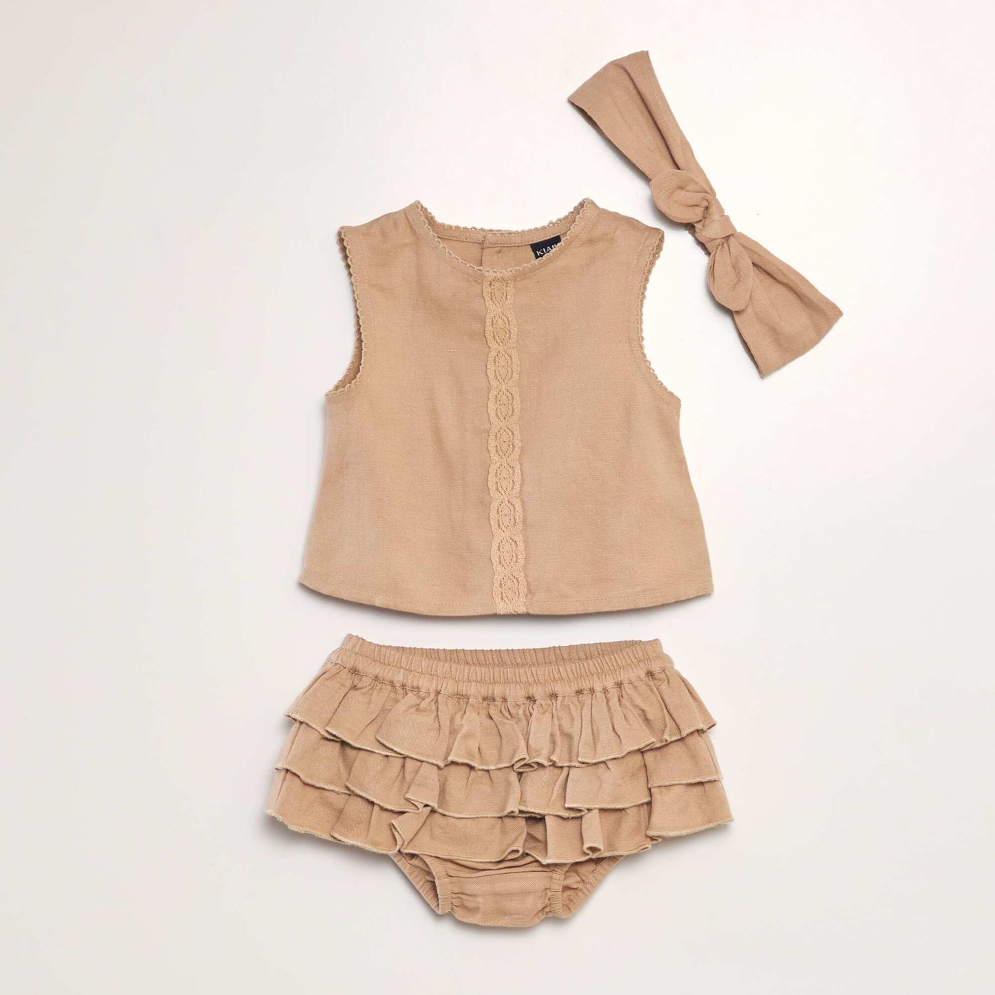 Linen set - 3-piece set BEIGE