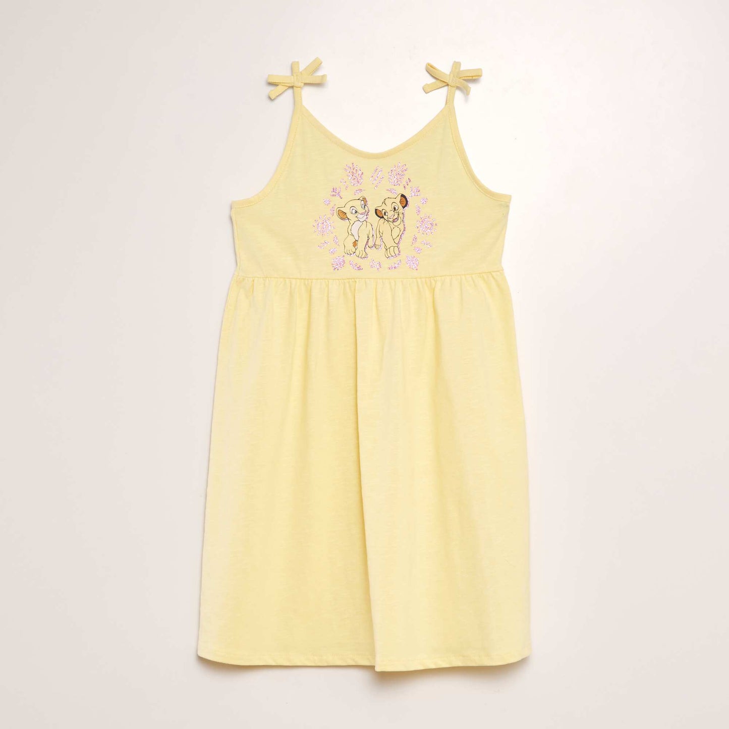 'Disney' 'Nala and Simba' strappy jersey dress YELLOW