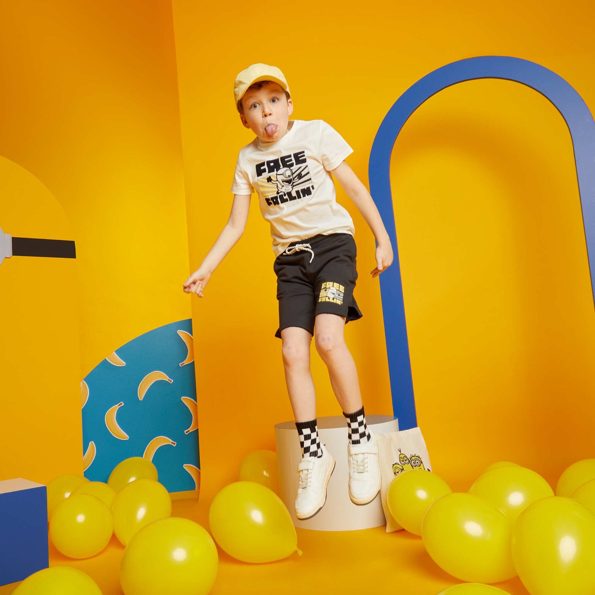 Minions jersey outfit - 2-piece set WHITE
