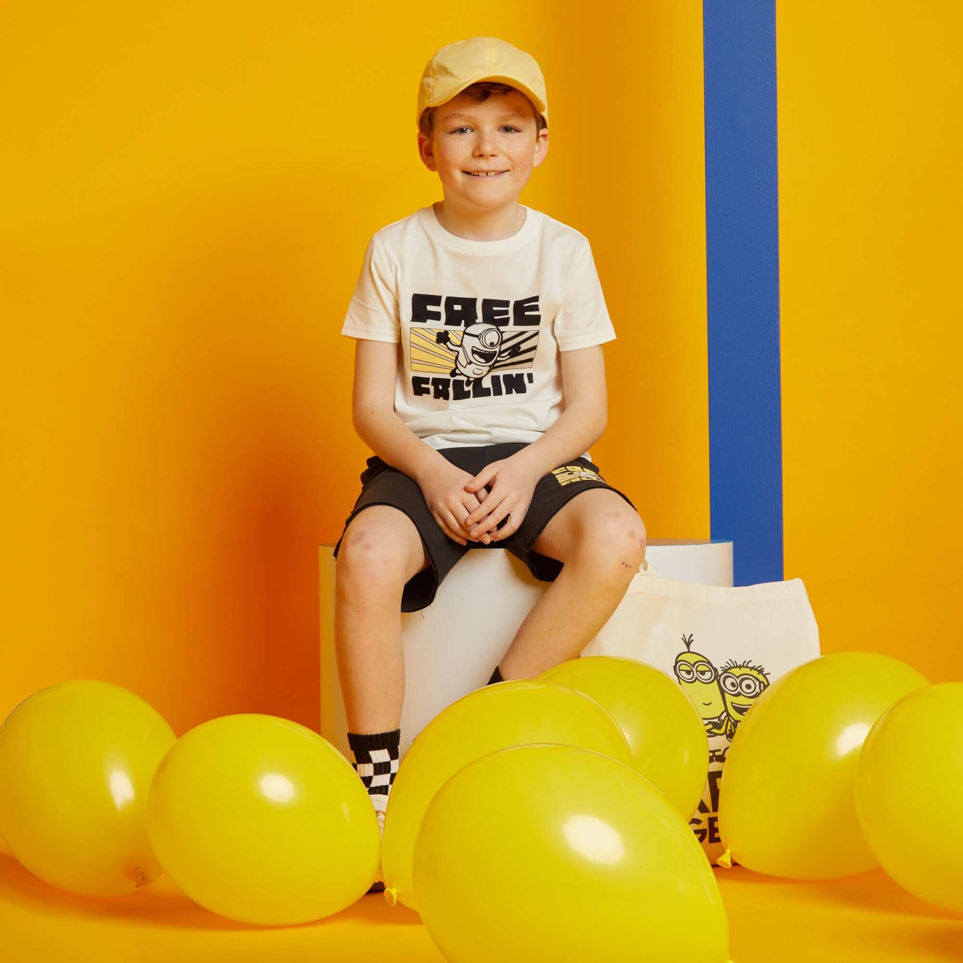 Minions jersey outfit - 2-piece set WHITE