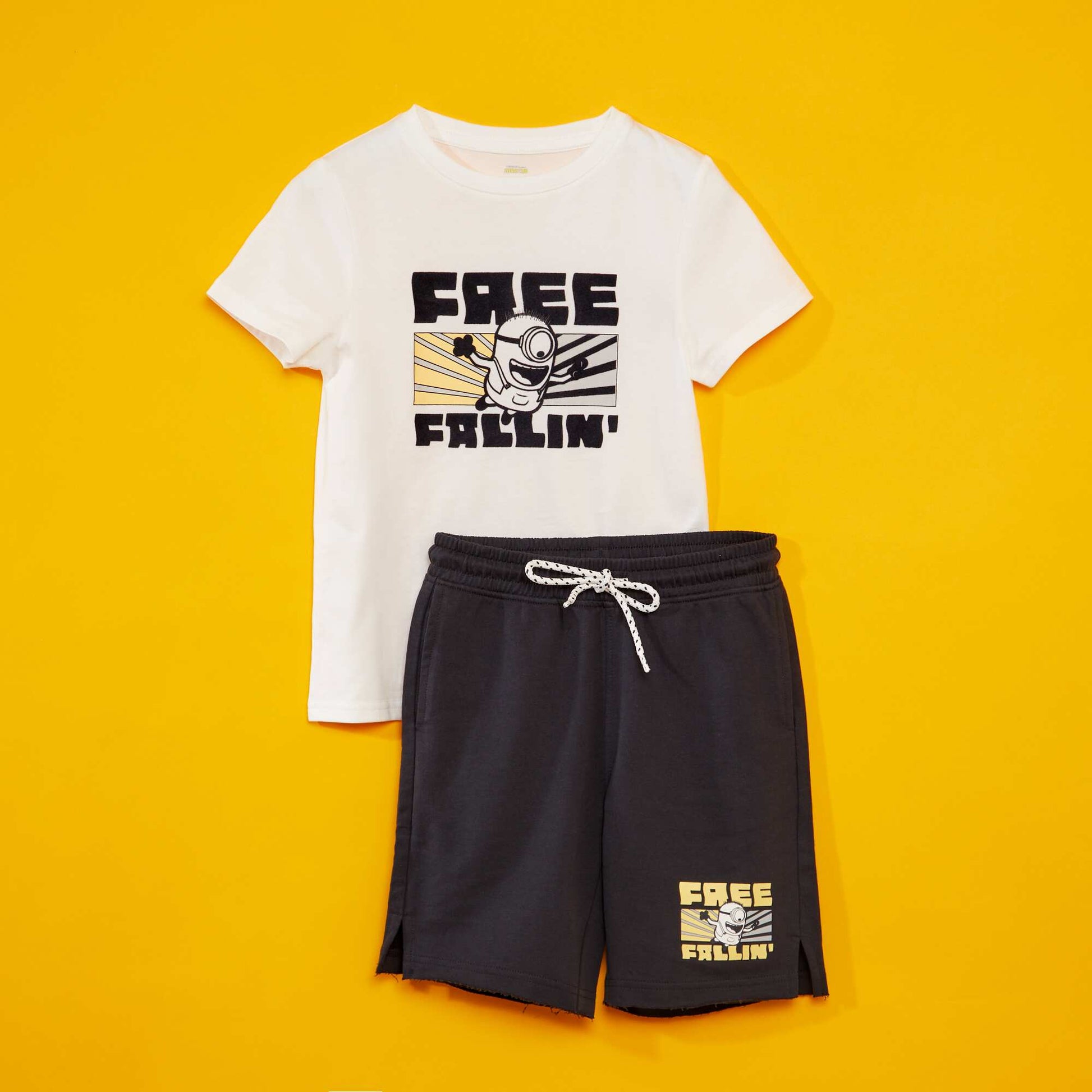 Minions jersey outfit - 2-piece set WHITE