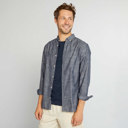 Chambray shirt BLUE