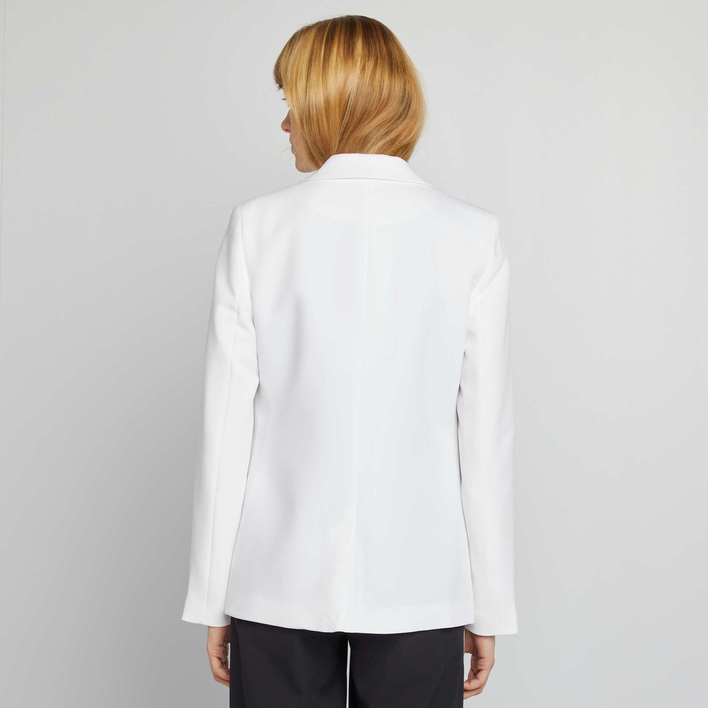 Mid-length blazer WHITE