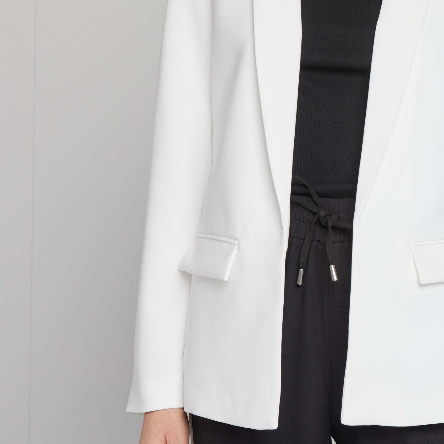 Mid-length blazer WHITE