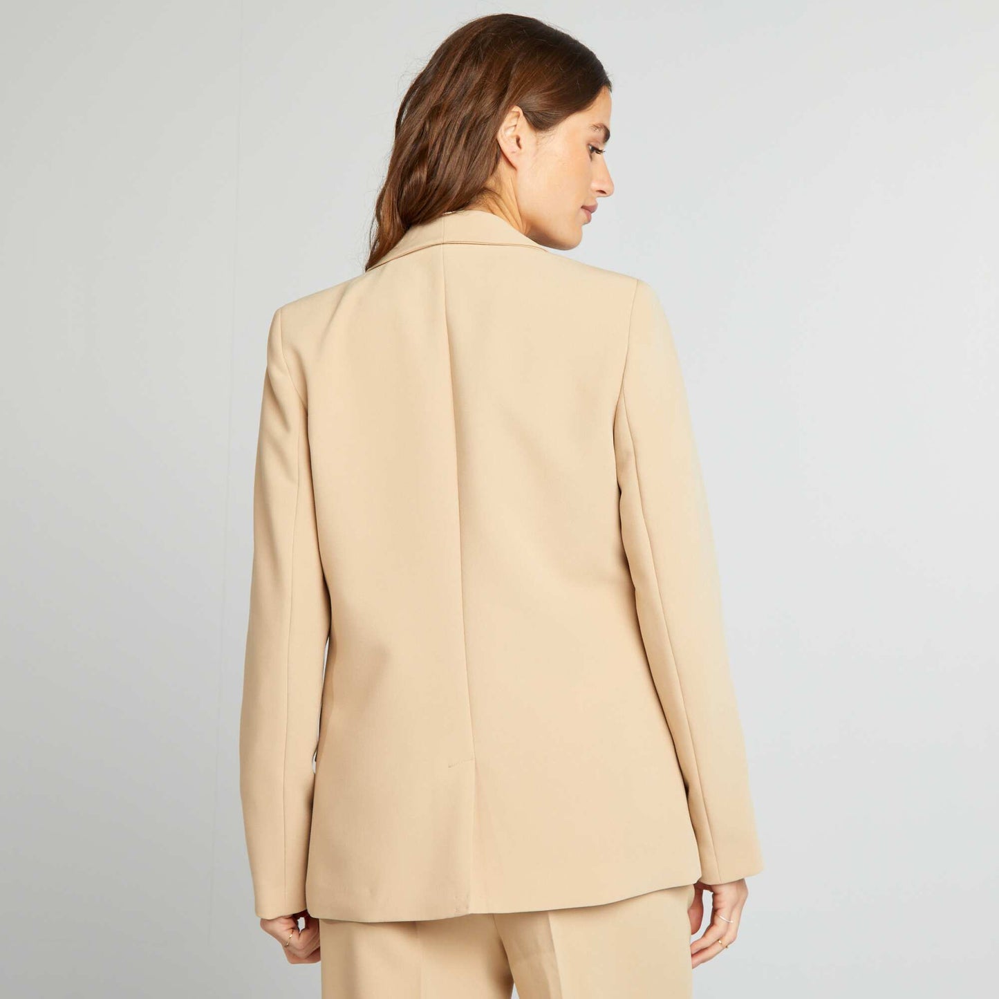 Mid-length blazer BEIGE